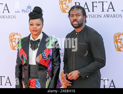 LONDRA, INGHILTERRA - 12 MAGGIO: Gbemisola Ikumelo partecipa ai BAFTA Television Awards 2024 con P&o Cruises alla Royal Festival Hall di Londra, Inghilterra. Credito: Vedi li/Picture Capital/Alamy Live News Foto Stock