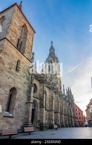 Reutlingen, chiesa Marienkirche a Svevia Alb, Baden-Württemberg, Germania Foto Stock