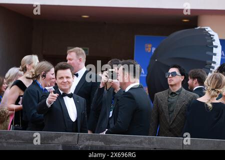 Londra, Regno Unito, 12 maggio 2024, l'esilarante duo Ant & Dec è arrivato ai BAFTA TV Awards 2024 Foto Stock