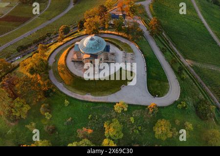 Cappella di sepoltura nei vigneti vicino a Stoccarda-Rotenberg, Baden-Württemberg, Germania Foto Stock