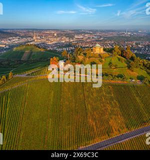 Cappella di sepoltura nei vigneti vicino a Stoccarda-Rotenberg, Baden-Württemberg, Germania Foto Stock