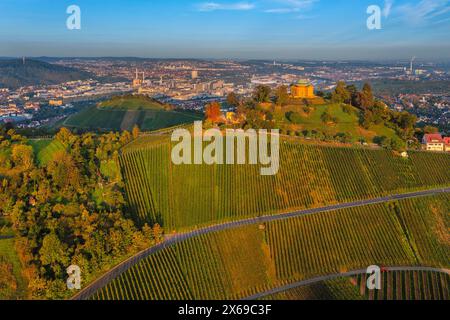 Cappella di sepoltura nei vigneti vicino a Stoccarda-Rotenberg, Baden-Württemberg, Germania Foto Stock