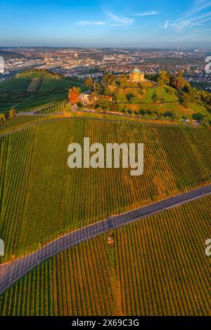 Cappella di sepoltura nei vigneti vicino a Stoccarda-Rotenberg, Baden-Württemberg, Germania Foto Stock