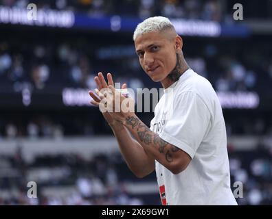 Londra, Regno Unito. 11 maggio 2024. Richarlison (TH) alla partita Tottenham Hotspur contro Burnley EPL, allo stadio Tottenham Hotspur di Londra, Regno Unito l'11 maggio 2024. Crediti: Paul Marriott/Alamy Live News Foto Stock