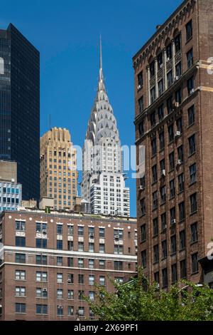 Edifici per uffici visti da Park Avenue a Murray Hil, 2024, NYC, USA Foto Stock