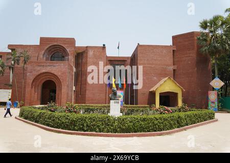 Museo del folklore e dell'artigianato di Shilpacharya Zainul. Fondazione Bangladesh Folk Art & Crafts. Sonargaon, Narayanganj, Bangladesh. Foto Stock