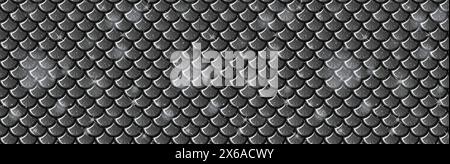 Motivo uniforme simile a una scala di grigi per l'uso nella progettazione Illustrazione Vettoriale