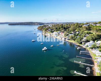 lago dall'alto Foto Stock