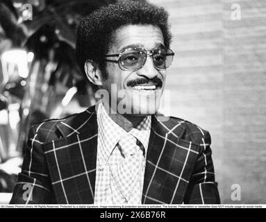 Sammy Davis Jr. 1925-1990. Cantante, musicista, ballerino, attore americano. Nella foto durante la visita in Svezia nel 1976 Foto Stock