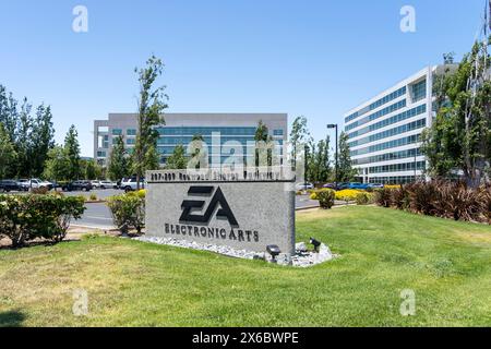 Sede della Electronic Arts a Redwood City, California, Stati Uniti Foto Stock