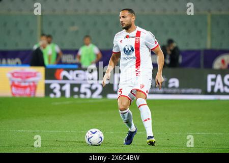 Firenze, Italia - 13/05/2024, Danilo D'Ambrosio (AC Monza) durante la partita di campionato italiano di serie A tra ACF Fiorentina e AC Monza il 13 maggio 2024 allo stadio Artemio Franchi di Firenze, Italia - crediti: Luca Rossini/e-Mage/Alamy Live News Foto Stock