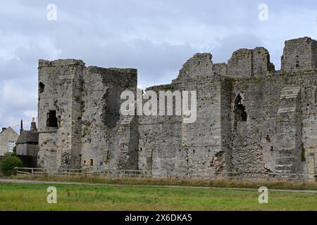 Castello di Middleham, Middleham, vicino a Ripon a Wensleydale, North Yorkshire, Inghilterra, Regno Unito Foto Stock