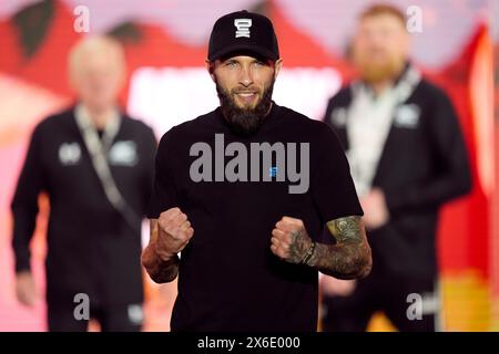 Anthony Cacace durante i grandi arrivi cerimoniali al Boulevard City Music World, Riyadh, Arabia Saudita. Sabato 18 maggio si svolgerà la lotta per il titolo IBF, WBA, WBC e WBO tra Tyson Fury e Oleksandr Usyk. Data foto: Martedì 14 maggio 2024. Foto Stock