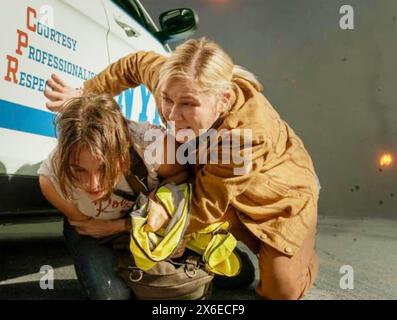 GUERRA CIVILE 2024 A24 film con Kirsten Dunst Foto Stock