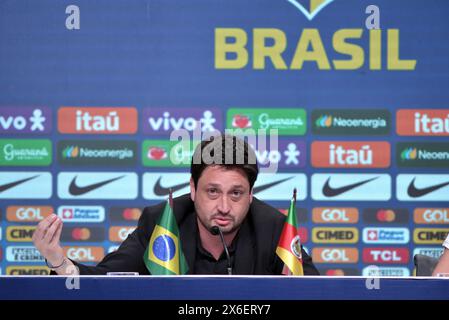 14 maggio 2024, Rio De Janeiro, Rio De Janeiro, Brasile: Rio de Janeiro (RJ), 05/10/2024 - COPA AMERICA/SELEZIONE FEMMINILE/CBF: Coach Arthur Elias chiama la squadra femminile principale per le amichevoli contro la Giamaica, questo venerdì (10), presso la sede della Confederazione brasiliana del calcio (CBF), a Rio de Janeiro (RJ) (Credit Image: © Saulo Angelo/TheNEWS2 via ZUMA Press Wire) SOLO USO EDITORIALE! Non per USO commerciale! Foto Stock