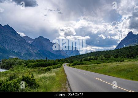 Passando per la strada di Sun Foto Stock