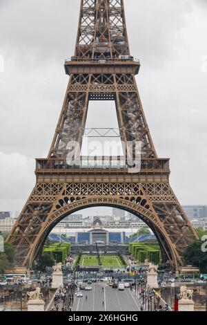 SEDE DEL CONCORSO OLIMPICO PARIGI 2024 INSTALLAZIONE CHAMP DE MARS PARIS Foto Stock