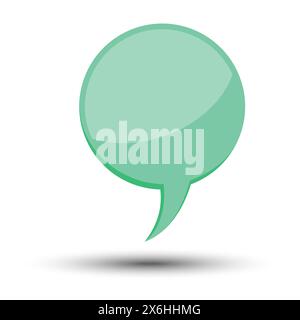 Fumetto fumettistico fumetto fumettistico fumettistico fumetto bolla di discorso senza frasi e con ombra. Illustrazione vettoriale. Illustrazione Vettoriale