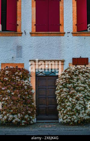 Città vecchia di Aarberg, Canton Berna, Svizzera Foto Stock