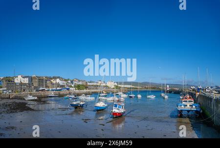 Porto di Port St Mary, Isola di Man, Inghilterra, Regno Unito Foto Stock