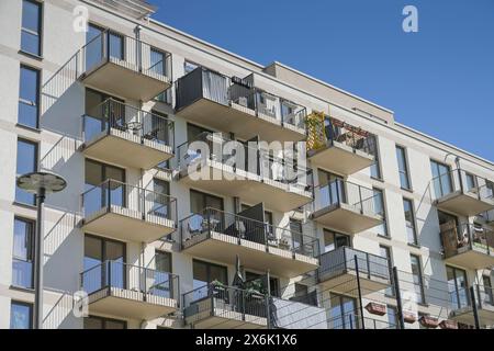 Nuovi edifici, Lauterplatz, area di sviluppo di Friedenauer Hoehe, Friedenau, Schoeneberg, Berlino, Germania Foto Stock