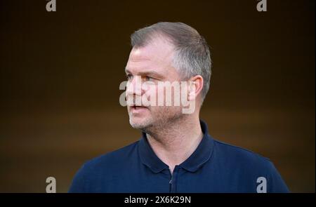 Direttore sportivo Fabian Wohlgemuth VfB Stuttgart Ritratto, WWK Arena, Augusta, Baviera, Germania Foto Stock