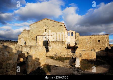 Cappella di San Frutos, vicino a Sepulveda, Segovia, Spagna Foto Stock