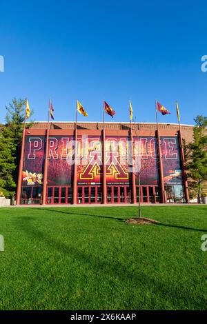 3M Arena a Mariucci, sede del Gopher Hockey all'Università del Minnesota Foto Stock