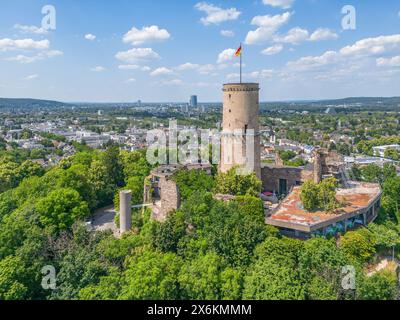 Veduta aerea di Godesburg, Bad Godesberg, Renania settentrionale-Vestfalia, Germania Foto Stock