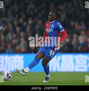 Eberechi Eze di Crystal Palace. - Crystal Palace contro Manchester United, Premier League, Selhurst Park Stadium, Croydon, Regno Unito - 6 maggio 2024. Solo per uso editoriale - si applicano restrizioni DataCo. Foto Stock