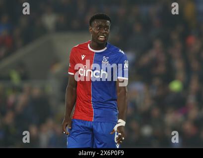 Marc Guehi di Crystal Palace. - Crystal Palace contro Manchester United, Premier League, Selhurst Park Stadium, Croydon, Regno Unito - 6 maggio 2024. Solo per uso editoriale - si applicano restrizioni DataCo. Foto Stock