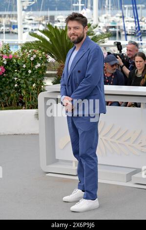 Cannes, Francia. 16 maggio 2024. CANNES, FRANCIA. 16 maggio 2024: Tom Burke alla Furiosa A Mad Max Saga photocall al 77° Festival di Cannes. Crediti fotografici: Paul Smith/Alamy Live News Foto Stock