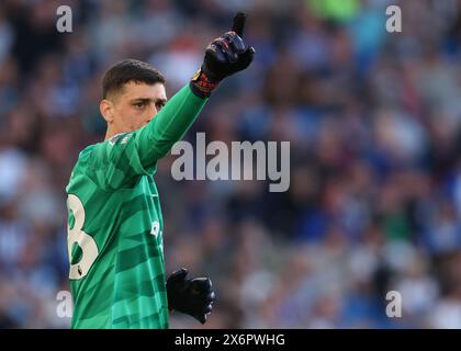 Brighton e Hove, Regno Unito. 15 maggio 2024. Djordje Petrović del Chelsea durante la partita di Premier League all'AMEX Stadium, Brighton e Hove. Il credito per immagini dovrebbe essere: Paul Terry/Sportimage Credit: Sportimage Ltd/Alamy Live News Foto Stock