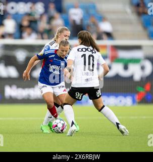 Oslo, Norvegia. 15 maggio 2024. Oslo, Norvegia, 15 maggio 2024: Stine Nybo Brekken (30 Valerenga) in azione durante la partita di calcio della Toppserien League tra Valerenga e Rosenborg all'Intility Arena di Oslo, Norvegia (Ane Frosaker/SPP) crediti: SPP Sport Press Photo. /Alamy Live News Foto Stock