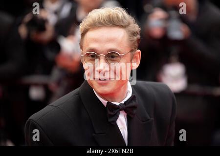 Cannes, Francia, 14 maggio 2024: Matthias Schweighoefer durante l'apertura del 77° Festival Internazionale di Cannes. Il 77° Cannes International Foto Stock