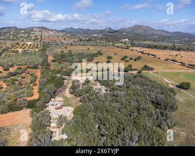 Sito archeologico Hospitalet Vell, Maiorca, Isole Baleari, Spagna. Foto Stock