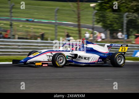 Zack SCOULAR 23 Xcel Motorsport Brands Hatch Indy Qualifying al Brands Hatch Indy, Longfield, Inghilterra, l'11 maggio 2024. Foto di Chris Williams. Editori Foto Stock