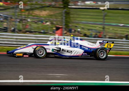 August RABER 29 Xcel Motorsport Brands Hatch Indy Qualifying at Brands Hatch Indy, Longfield, Inghilterra, l'11 maggio 2024. Foto di Chris Williams. Editori Foto Stock