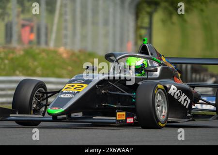 Joel BERGSTROM 22 JHR Developments Rnads Hatch Indy Qualifying at Brands Hatch Indy, Longfield, Inghilterra, l'11 maggio 2024. Foto di Chris Williams. Edito Foto Stock