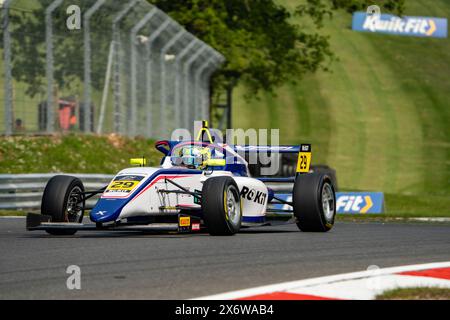August RABER 29 Xcel Motorsport Brands Hatch Indy Qualifying at Brands Hatch Indy, Longfield, Inghilterra, l'11 maggio 2024. Foto di Chris Williams. Editori Foto Stock