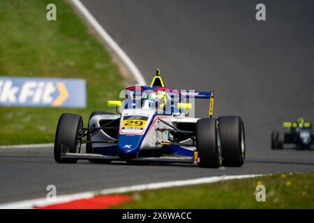 August RABER 29 Xcel Motorsport Brands Hatch Indy Qualifying at Brands Hatch Indy, Longfield, Inghilterra, l'11 maggio 2024. Foto di Chris Williams. Editori Foto Stock