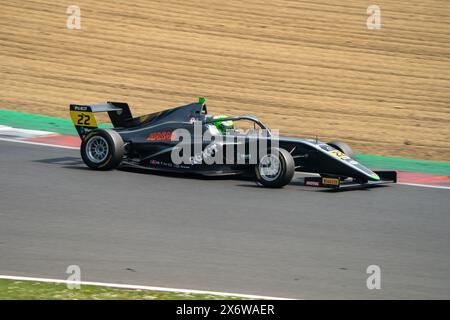 Joel BERGSTROM 22 JHR Developments Qualifying Brands Hatch Indy a Brands Hatch Indy, Longfield, Inghilterra, l'11 maggio 2024. Foto di Chris Williams. Modifica Foto Stock