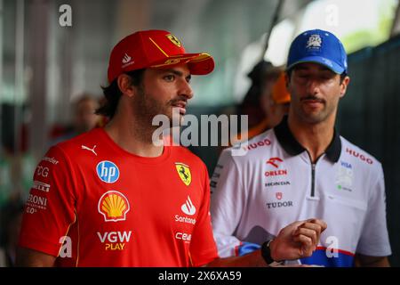 Carlos Sainz Jr. (ESP) - Scuderia Ferrari - Ferrari SF-24 - Ferrari Foto Stock