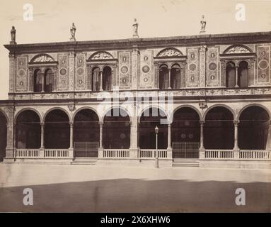 Loggia del Consiglio, Verona, fotografia, anonimo, Firenze, 1851 - 1900, carta, stampa albume, altezza, 196 mm x larghezza, 252 mm, altezza, 240 mm x larghezza, 320 mm Foto Stock