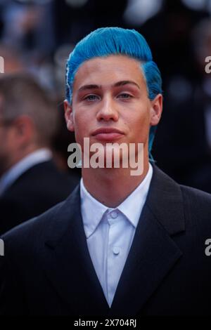 Festival de Cannes - Megapolis Premiere Matteo Sinet bei der Premiere vom Megalopolis im Rahmen der 77. Internationalen Filmfestspiele von Cannes 2024 im Palais des Festivals a Cannes, 16.05.2024. *** Festival de Cannes Megapolis Premiere Matteo Sinet alla prima di Megalopolis nell'ambito del Festival Internazionale di Cannes 77 2024 al Palais des Festivals di Cannes il 16 05 2024 Copyright: XEventpressxKochanx Foto Stock