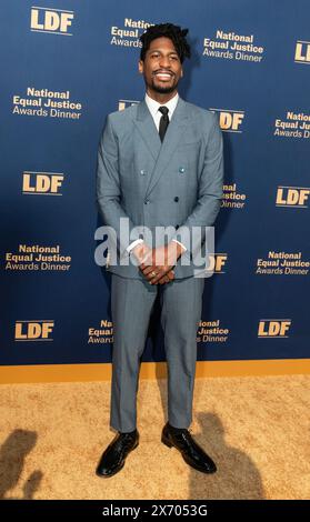 Jon Batiste partecipa al 36° National Equal Justice Awards Dinner di LDF al Glasshouse di New York il 16 maggio 2024 Foto Stock