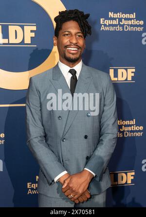 Jon Batiste partecipa al 36° National Equal Justice Awards Dinner di LDF al Glasshouse di New York il 16 maggio 2024 Foto Stock