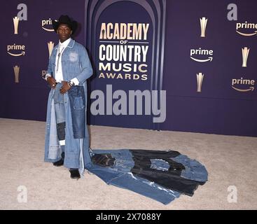 Friso, Stati Uniti. 16 maggio 2024. Markell Washington arriva alla 59° Academy of Country Music Awards tenutasi al Ford Center at the Star il 16 maggio 2024 a Friso, Texas © Tammie Arroyo/AFF-USA.com Credit: AFF/Alamy Live News Foto Stock