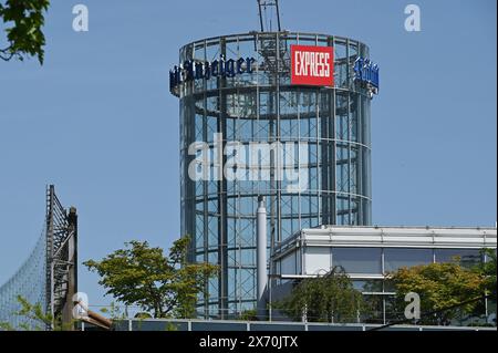 Colonia, Germania. 12 maggio 2024. Amministrazione e redazione del gruppo editoriale M. Dumont Schauberg nella Neven Dumont Haus. È qui che vengono pubblicati i giornali in abbonamento Kölner Stadt-Anzeiger, Kölnische Rundschau e l'edicola Newspaper EXPRESS, tra gli altri crediti: Horst Galuschka/dpa/Alamy Live News Foto Stock