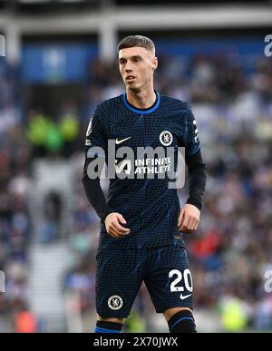 Cole Palmer del Chelsea durante la partita di Premier League tra Brighton e Hove Albion e Chelsea all'American Express Stadium di Brighton, Regno Unito - 15 maggio 2024 foto Simon Dack / Telephoto Images. Solo per uso editoriale. Niente merchandising. Per le immagini di calcio si applicano restrizioni fa e Premier League inc. Non è consentito l'utilizzo di Internet/dispositivi mobili senza licenza FAPL. Per ulteriori dettagli, contattare Football Dataco Foto Stock